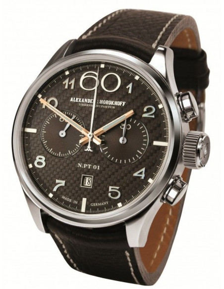 Alexander Shorokhoff AS.NPT01-3 manual winding chronograph Watch - 1