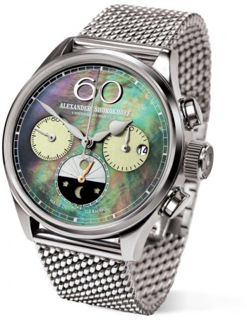 Alexander Shorokhoff Chronographe dame à remontage manuel AS.LCD01-4M Montre - 1