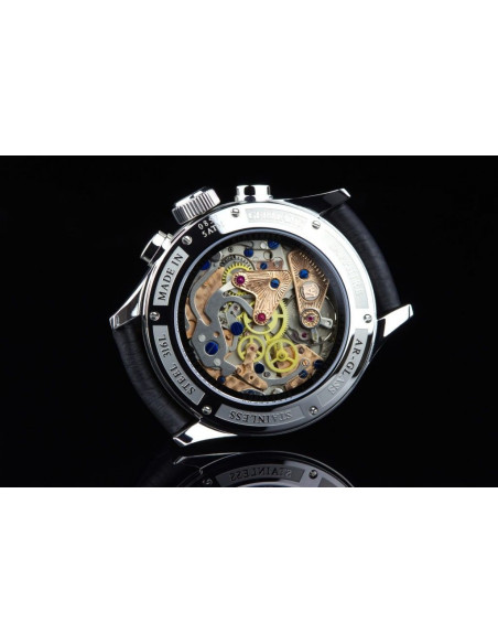 Alexander Shorokhoff AS.C01-1 Blue Sapphire manual winding chronograph Watch - 3