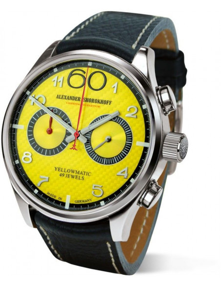 Годинник Alexander Shorokhoff AS.N.PT05-55 Yellowmatic з автоматичним хронографом - 1