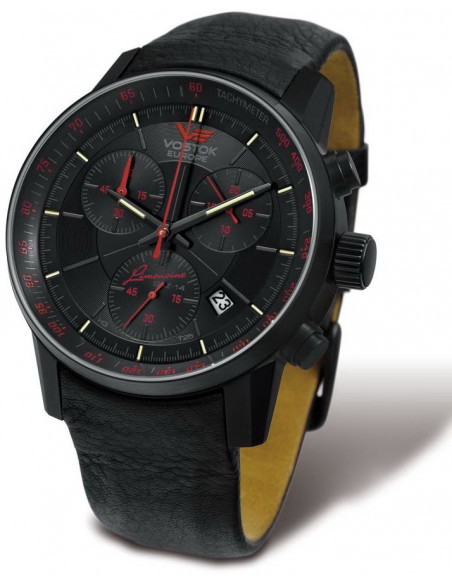 Vostok Europe 6S30-5654176 Gaz-14 Limousine Grand Chrono Klocka - 1