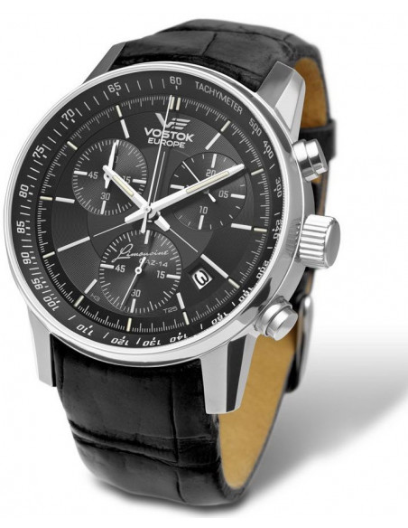  Vostok Europe 6S30-5651174 Gaz-14 Limousine Grand Chrono Montre - 1