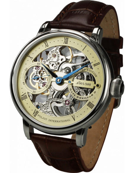 Poljot International Nicolai II Squelette 9211.1940902 Montre - 1