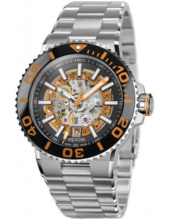 Epos Sportive Diver 3441.135.99.15.30 automatic skeleton Watch - 1
