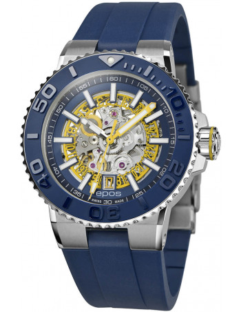 Epos Sportive Diver 3441.135.96.16.56 automatic skeleton Watch - 1