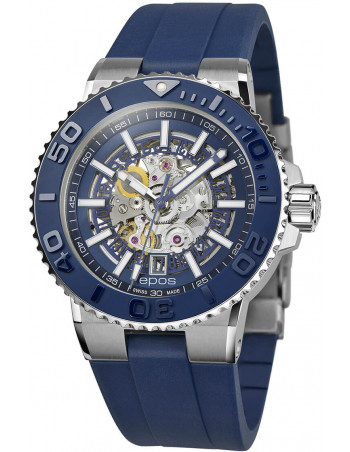 Epos Sportive Diver 3441.135.26.16.56 automatisk skelett Klocka - 1
