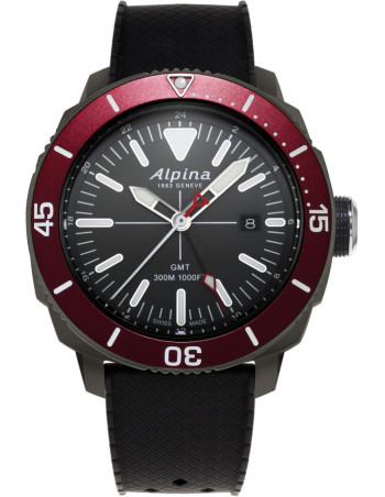 Alpina Seastrong Diver GMT AL-247LGBRG4TV6 Klokke - 1