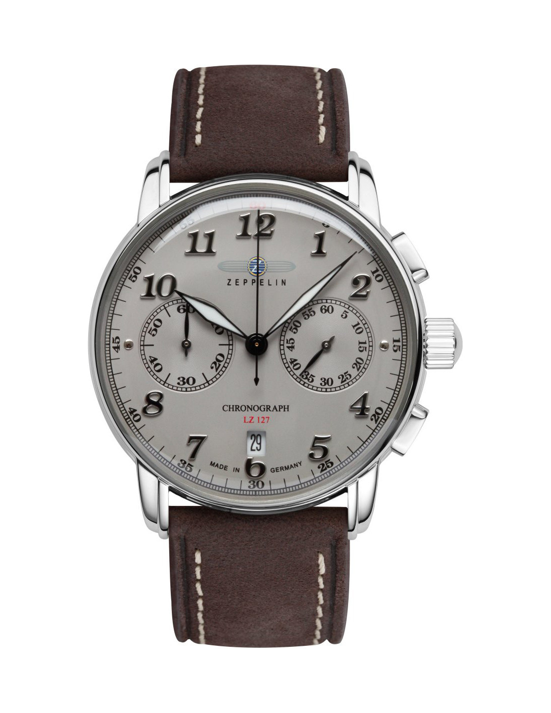 CLIB！ Zeppelin LZ127 Graf Zeppelin 8678-4 Cronograf Ceas