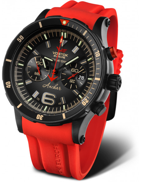 Vostok Europe Anchar Submarine Chrono Line Diver 6S21/510C582 Montre - 3