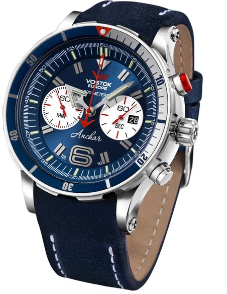 Vostok Europe Anchar Submarine Chrono Line Diver 6S21/510A583 Watch - 1