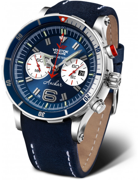Vostok Europe Anchar Submarino Chrono Line Diver 6S21/510A583 Reloj - 1