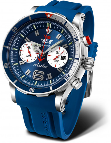 Vostok Europe Anchar Υποβρύχιο Chrono Line Diver 6S21/510A583 Pολόι - 2