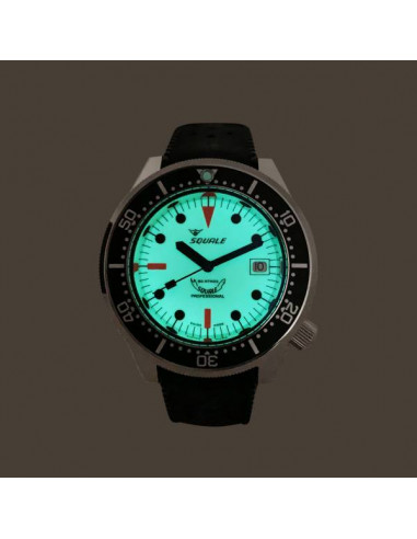 Squale 1521 Teljes Luminous professzionális búvárkodás Karóra - 5