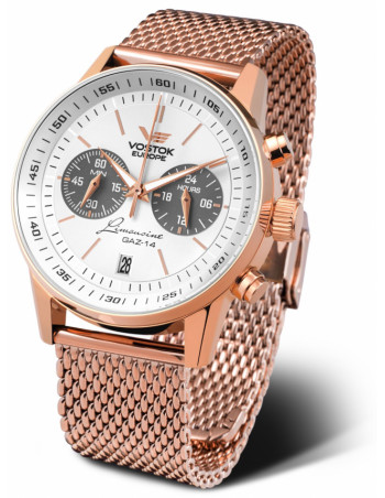 Vostok Europe VK64-560B600B GAZ 14 Chronograph Klocka - 1