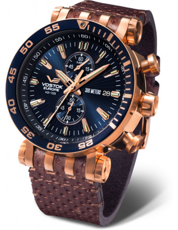 Vostok Europe Energia Rocket Chrono VK61-575B590 Klocka - 1