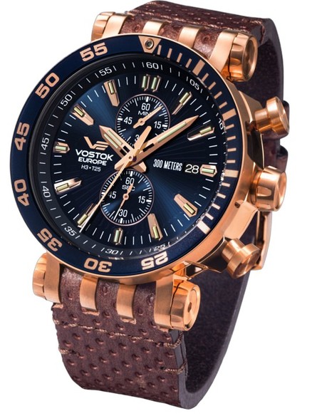 Vostok Europe Energia Rocket Chrono VK61-575B590 Montre - 1