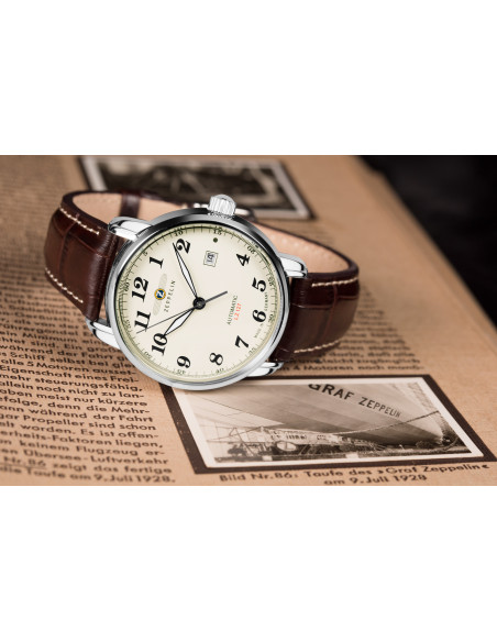Zeppelin 7656-5 LZ127 Count Zeppelin automata Karóra - 2