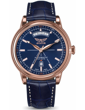 AVIATOR Douglas dag-datum V.3.20.2.225.4 automatisk Klocka - 1