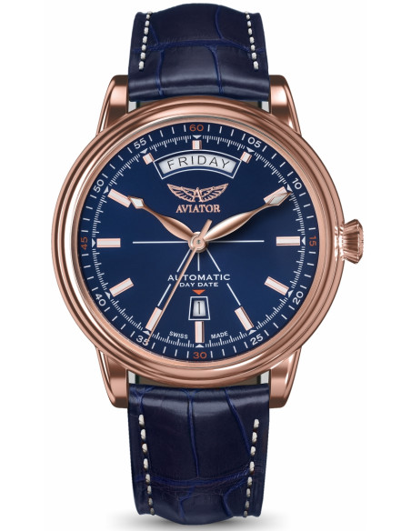AVIATOR Douglas dag-datum V.3.20.2.225.4 automatisk Klocka - 1