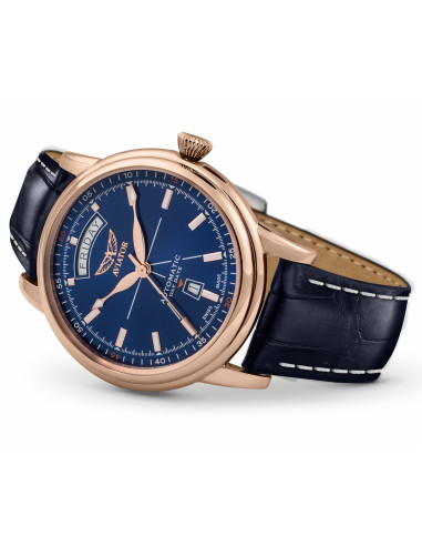 AVIATOR Douglas jour-date V.3.20.2.225.4 automatique Montre - 2