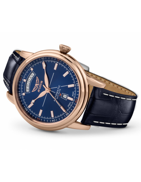 AVIATOR Douglas dag-datum V.3.20.2.225.4 automatisk Klocka - 2