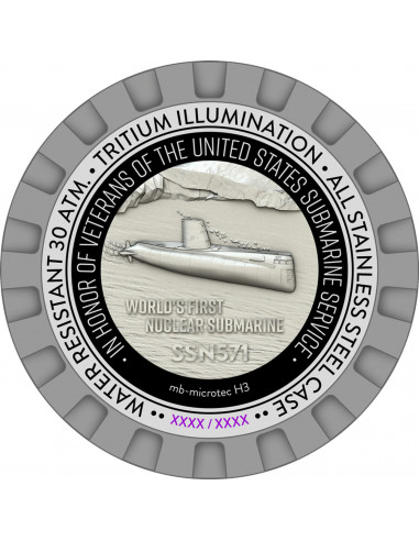 Vostok Europe SSN-571 Nuclear Submarine NH35-571C607 automatisk Klokke - 3