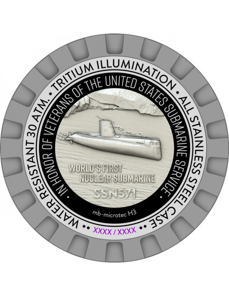 Vostok Europe SSN-571 Nuclear Submarine NH35-571C607 Αυτόματο Pολόι - 3