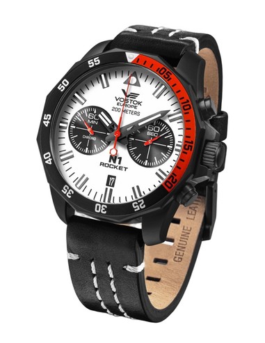 Vostok Europe N1 Rocket 6S21-225C620 chronographe Montre - 1