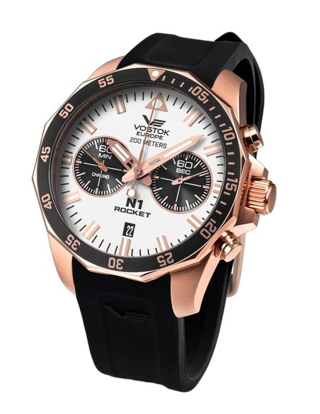 Vostok Europe N1 Rocket 6S21-225B619S kronograf Klokke - 1