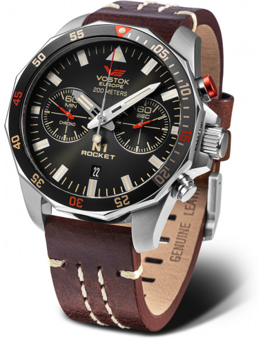 Hodinky Vostok Europe N1 Rocket 6S21-​225A618 chornograf - 1