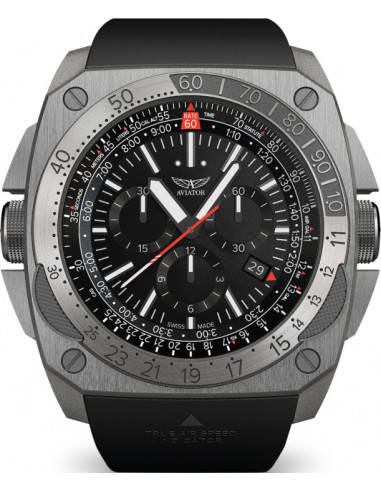 Aviator MIG-29 SMT Aeronautical Chronograph Zegarek M.2.30.0.219.6 - 1