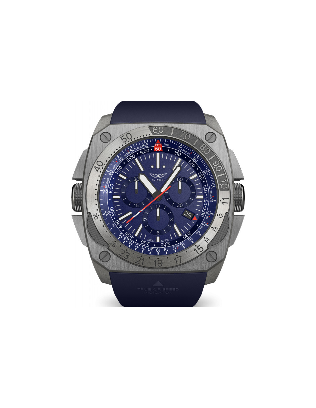 Aviator Mig-29 Smt Aeronautical Chronograph Klokke M.2.30.0.220.6