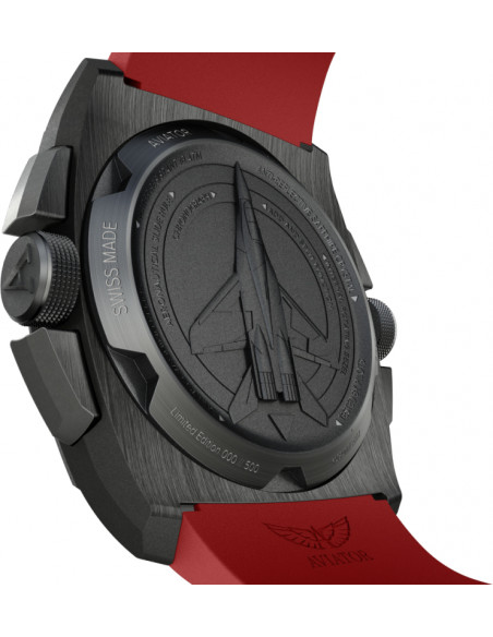 Aviator MIG-29 SMT Aeronautical Chronograph Watch M.2.30.5.215.6 - 5