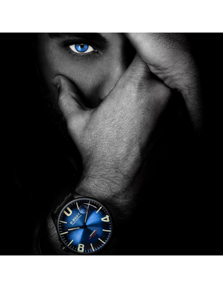 Hodinky U-BOAT Darkmoon 44mm Blue IPB Soleil 8700 - 3