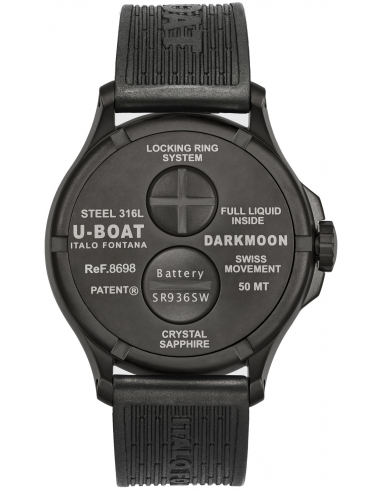 U-BOAT Darkmoon 44mm Verde IPB Soleil 8698 Ceas - 2