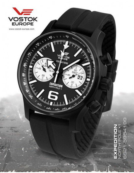 Vostok Europe Ekspedycja Biegun Północny 1 6S21-5954199 Zegarek - 2