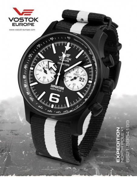 Vostok Europe Ekspedycja Biegun Północny 1 6S21-5954199 Zegarek - 4