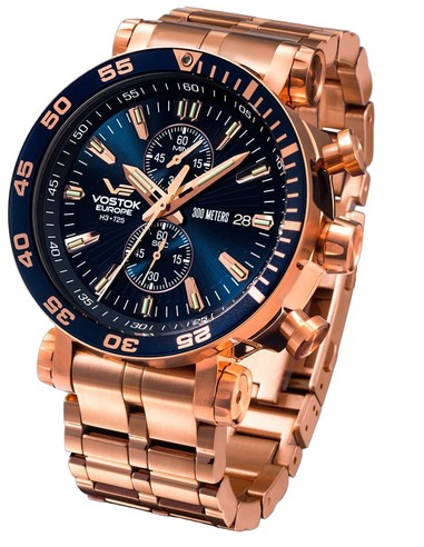 Годинник Vostok Europe Energia Rocket Chrono VK61-575B590B - 1