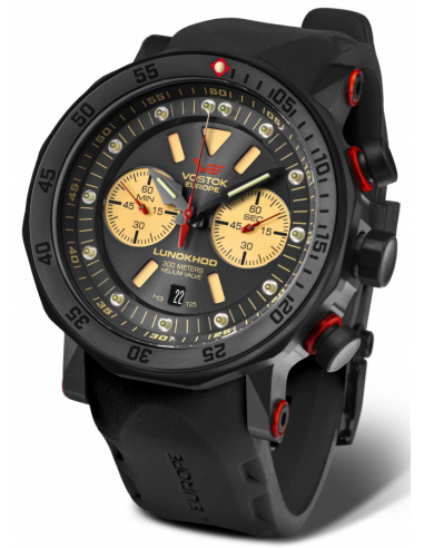 Vostok-Europe Lunokhod-2 6S21-620C629B Chronographe Montre - 2