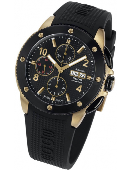 Epos Sportive 3388.228.45.55.55自動巻きクロノグラフウォッチ - 1