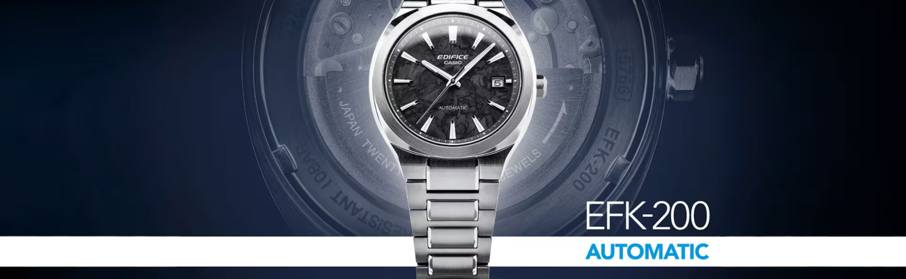 Casio Edifice EFK-200CD-1AER: The Forged Carbon Steel Automatic